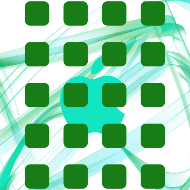 logotipo de la plataforma manzana verde guay Fondo de Pantalla de iPhone8Plus