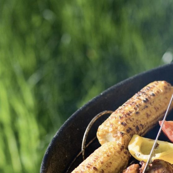 Parrilla la comida verde Fondo de Pantalla de iPhoneX