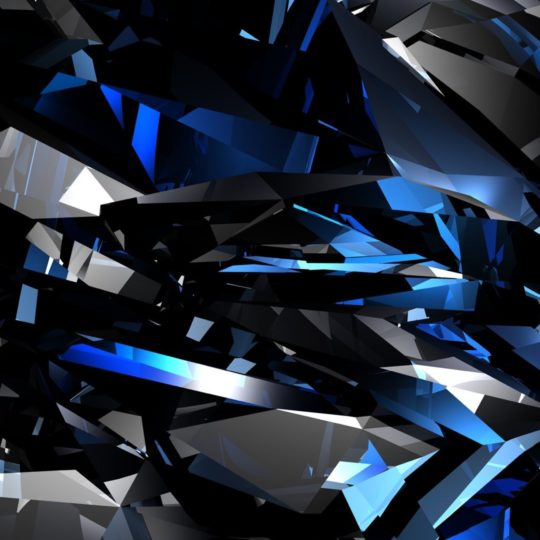 The-hitam biru pola Keren Android SmartPhone Wallpaper