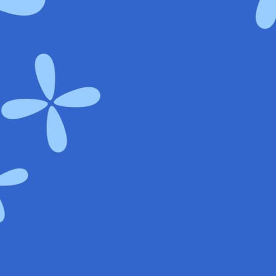 Ilustrasi bunga biru Android SmartPhone Wallpaper