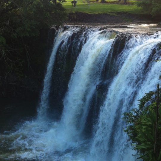 Waterfall park pemandangan Android SmartPhone Wallpaper