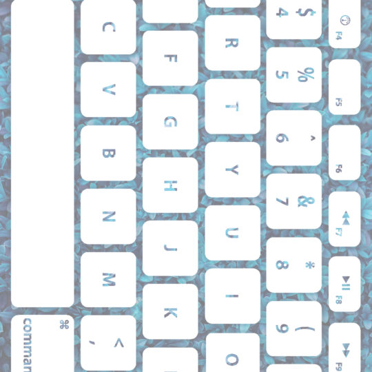 Keyboard daun putih pucat Android SmartPhone Wallpaper