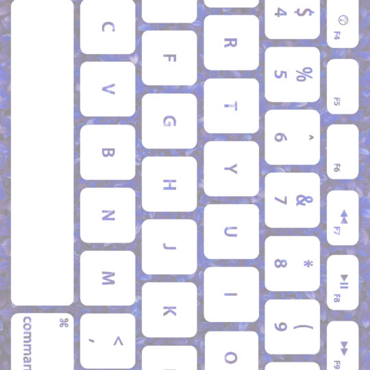 Keyboard daun ungu putih Android SmartPhone Wallpaper