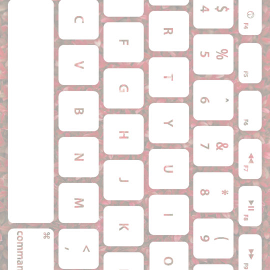 Keyboard daun Merah Putih Android SmartPhone Wallpaper