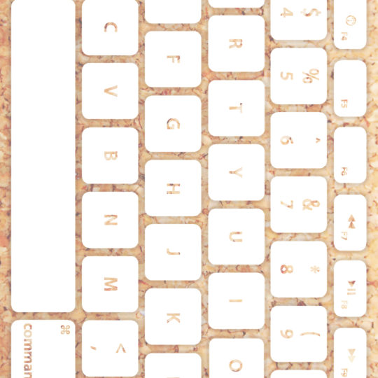 Keyboard putih kekuningan Android SmartPhone Wallpaper