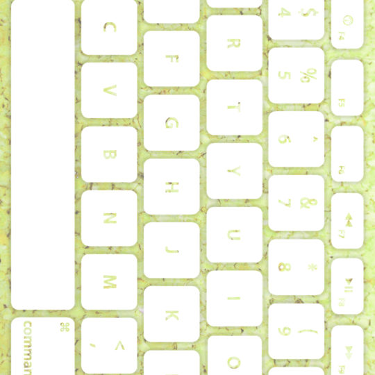 Keyboard Kuning-hijau putih Android SmartPhone Wallpaper