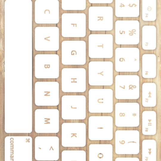 Keyboard tekstur kayu putih kekuningan Android SmartPhone Wallpaper
