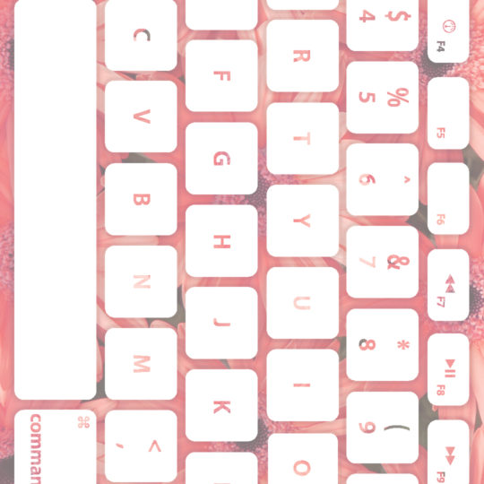 Keyboard bunga Merah Putih Android SmartPhone Wallpaper