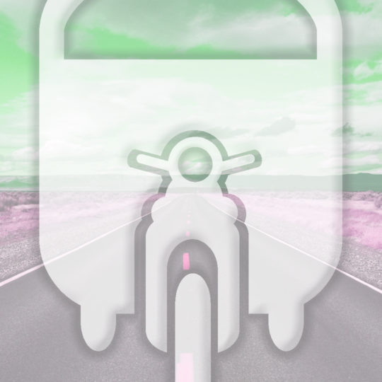 kendaraan lanskap jalan hijau Android SmartPhone Wallpaper