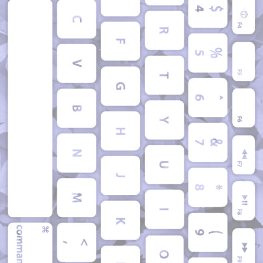 Keyboard daun Biru pucat Putih Android SmartPhone Wallpaper
