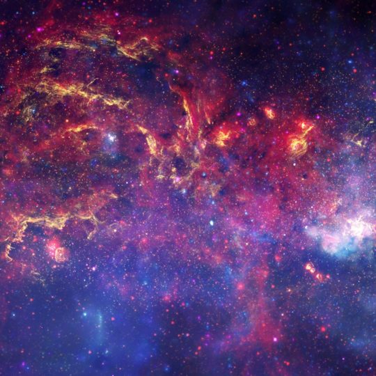 Ruang Merah nebula Android SmartPhone Wallpaper