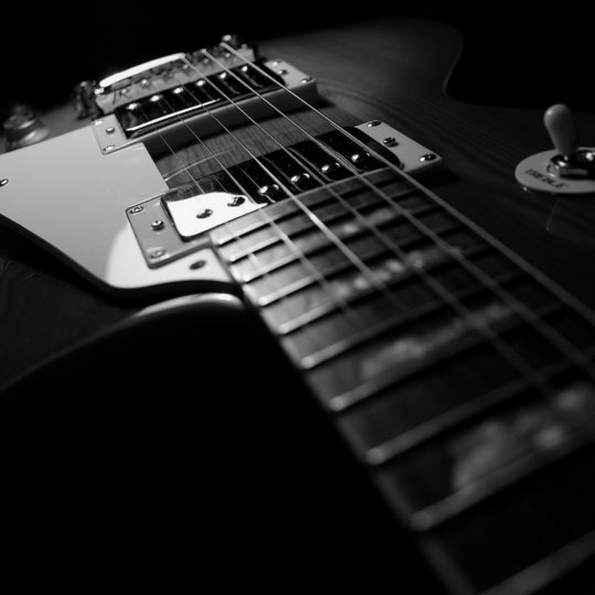 Keren Guitar Hitam Android SmartPhone Wallpaper