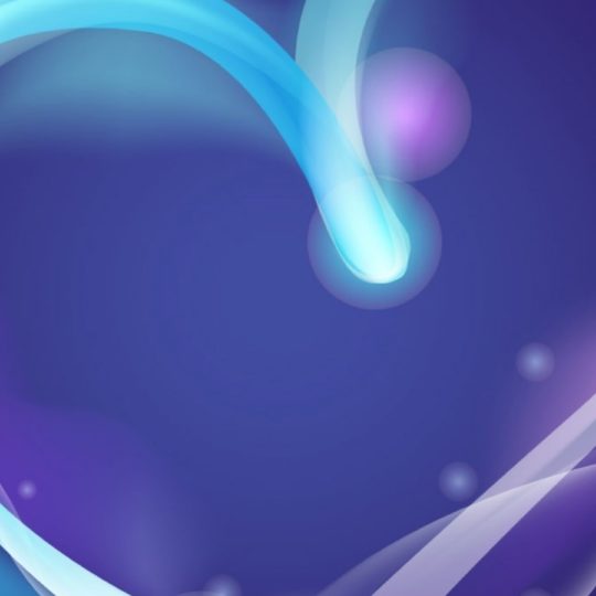 Lucu ungu Heart Android SmartPhone Wallpaper