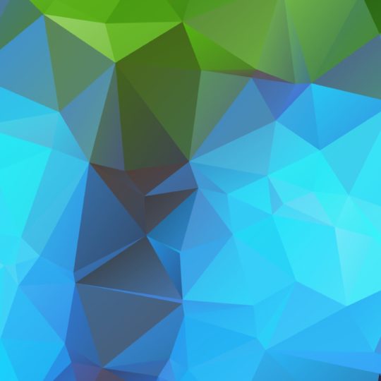 Pola hijau biru Android SmartPhone Wallpaper