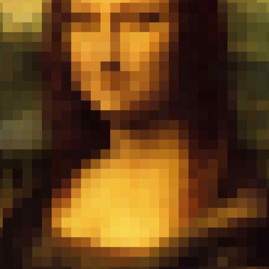 Mona Lisa gambar mosaik Android SmartPhone Wallpaper
