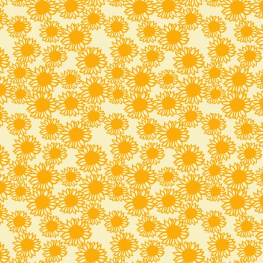 wanita-ramah kuning pola bunga matahari Android SmartPhone Wallpaper