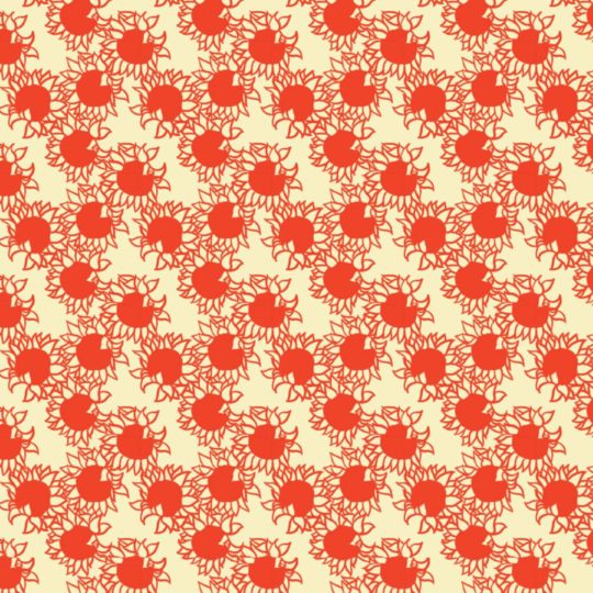 Pola bunga matahari perempuan-ramah merah Android SmartPhone Wallpaper