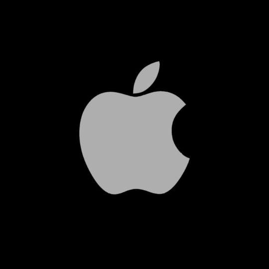 Logo Apple keren hitam Android SmartPhone Wallpaper