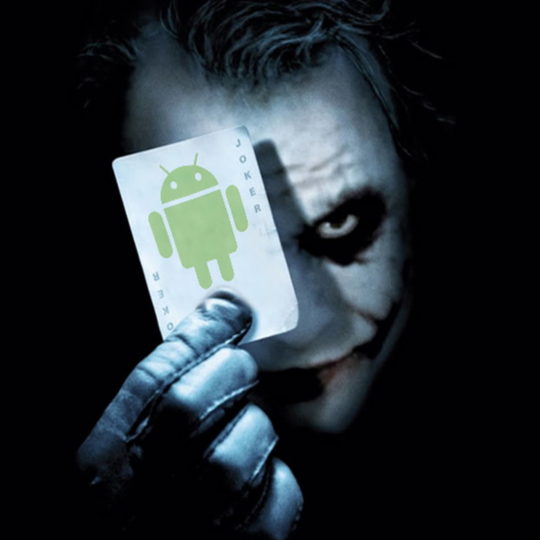 logo Android Chara Joker Android SmartPhone Wallpaper