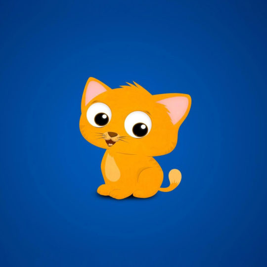 Chara kucing biru Android SmartPhone Wallpaper
