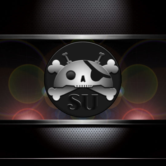Ilustrasi Skull Hitam Android SmartPhone Wallpaper