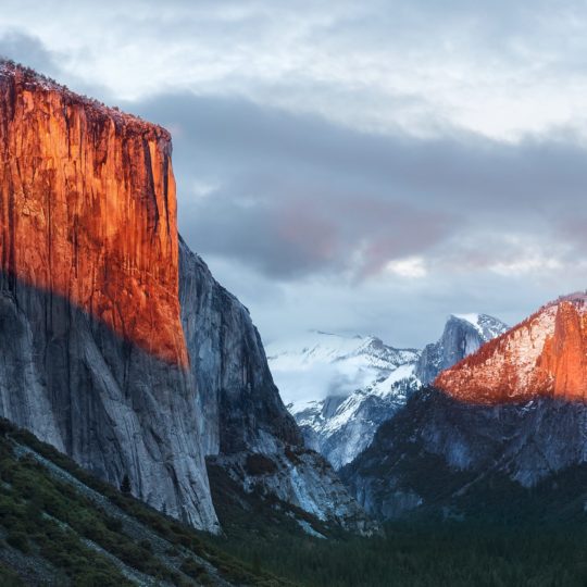 Pemandangan gunung El Capitan Android SmartPhone Wallpaper