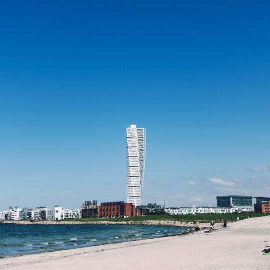 pemandangan bangunan pasir laut Android SmartPhone Wallpaper
