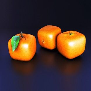 buah mandarin Apple Watch photo face Wallpaper