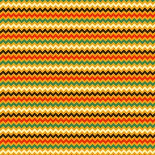 Pola perbatasan bergerigi merah-oranye hijau Apple Watch photo face Wallpaper