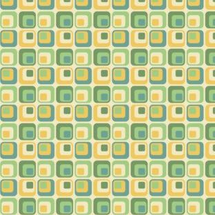 Pola kuning hijau persegi Apple Watch photo face Wallpaper