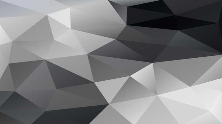 Pola poligon hitam-putih Desktop PC / Mac Wallpaper