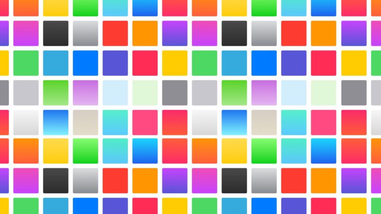 Pola persegi berwarna-warni Desktop PC / Mac Wallpaper