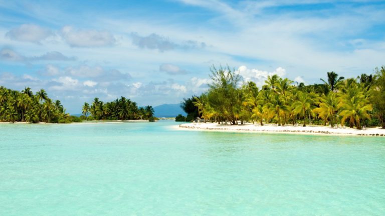 Pemandangan laut pulau tropis Desktop PC / Mac Wallpaper