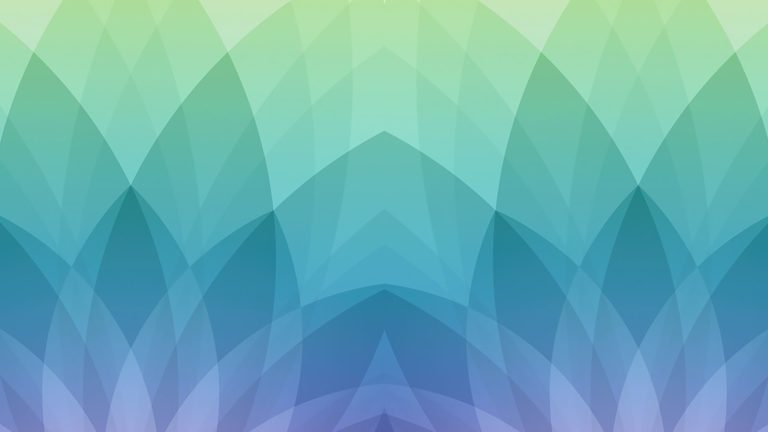 Pola ilustrasi Apel hijau biru Desktop PC / Mac Wallpaper