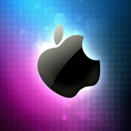 Apel biru ungu iPad / Air / mini / Pro Wallpaper