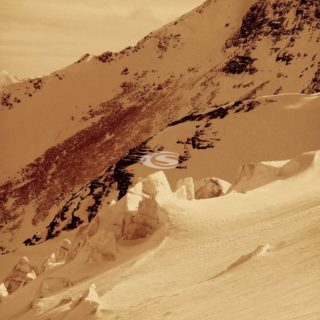 lanskap gunung bersalju iPhone4s Wallpaper