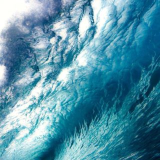 Pemandangan Nami biru iPhone4s Wallpaper