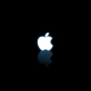 apple Hitam iPhone4s Wallpaper
