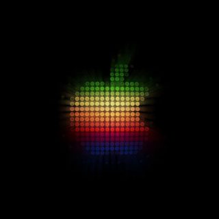 apple Hitam iPhone4s Wallpaper