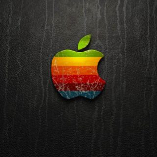 apple Hitam iPhone4s Wallpaper