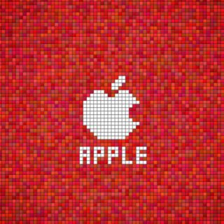 Apel merah digital iPhone4s Wallpaper