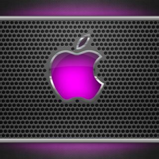 Apple hitam ungu iPhone4s Wallpaper