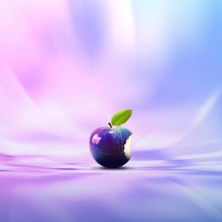 apel ungu iPhone4s Wallpaper