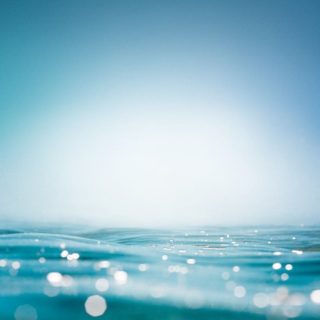 alam permukaan air biru iPhone4s Wallpaper