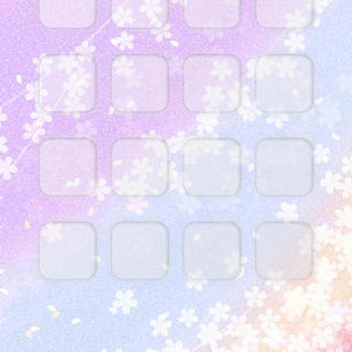 rak bunga ungu iPhone4s Wallpaper