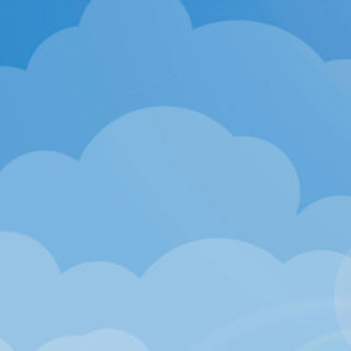 Pola biru awan iPhone4s Wallpaper