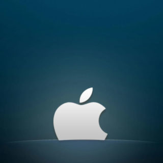 apel biru iPhone4s Wallpaper