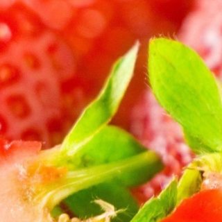 Makanan stroberi merah iPhone4s Wallpaper