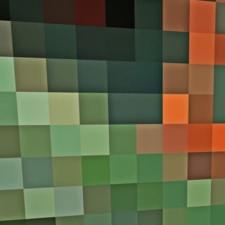 Pola hijau oranye iPhone4s Wallpaper