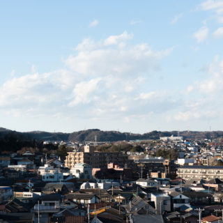 Pemandangan bangunan Kumosora iPhone4s Wallpaper